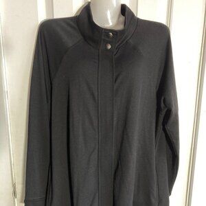 Cable & Gauge zip up jacket size M - Black with hidden zipper